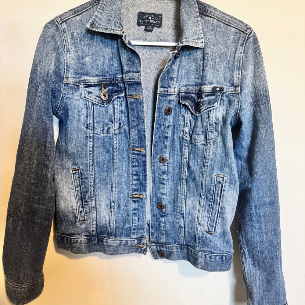 Lucky Brand Blue Denim Jacket Womens XS